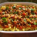 Hamburger & Macaroni skillet recipe