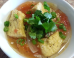 Ground Pork With Tofu & Tomato Soup Recipe