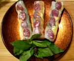 Spring Rolls With Chinese Sausages ( Bo Bia )