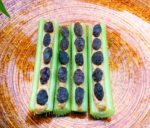 Ants On A Log ( Healthy Snack ) Recipe