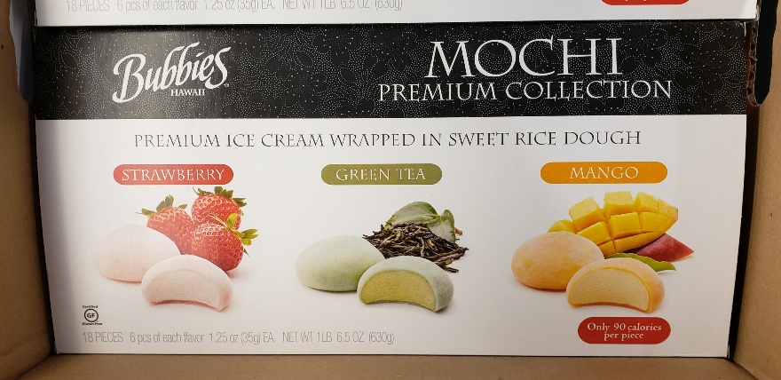 Bubbies Mochi Ice Cream Strawberry Green Tea Mango Eat With Emily 2231