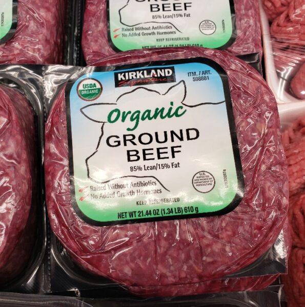 Kirkland Signature Organic Ground Beef Eat With Emily 2916