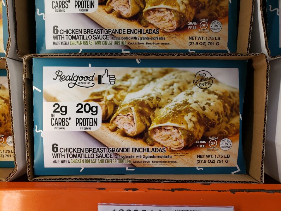 Realgood Foods Co. Enchiladas, Grande Chicken 2 Ea, Shop