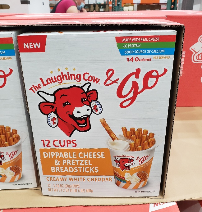 The Laughing Cow & Go portable snack cups, 2021-02-03