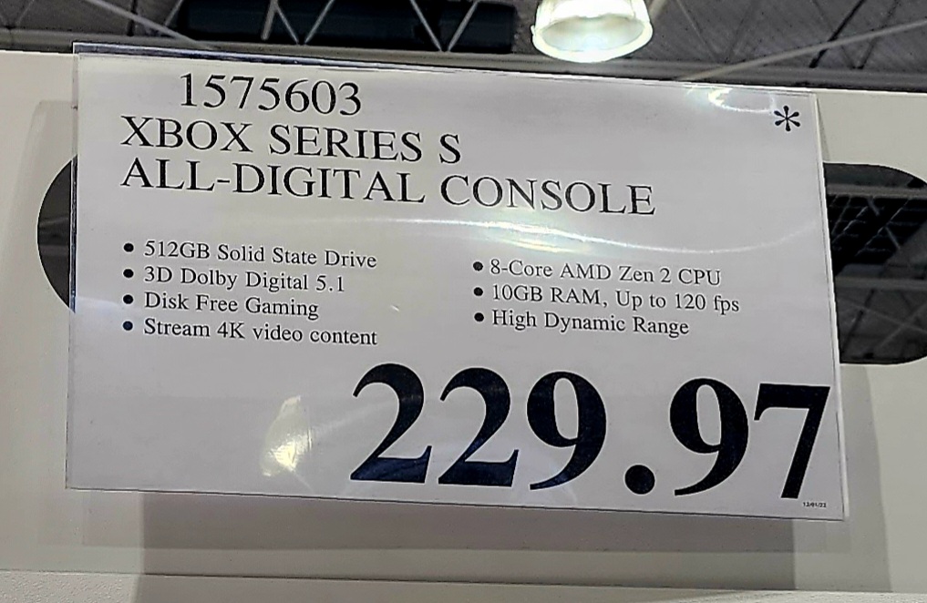 COSTCO XBOX SERIES S ALL-DIGITAL CONSOLE + CONTROLLER - Eat With Emily