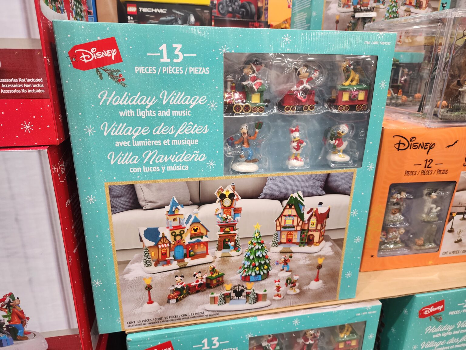 DISNEY HOLIDAY ( CHRISTMAS ) VILLAGE 13 PIECE SET Eat With Emily